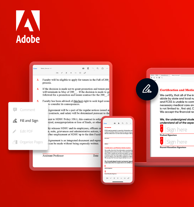 Adobe webinar series: Transform your school with e-signatures and Adobe Sign.