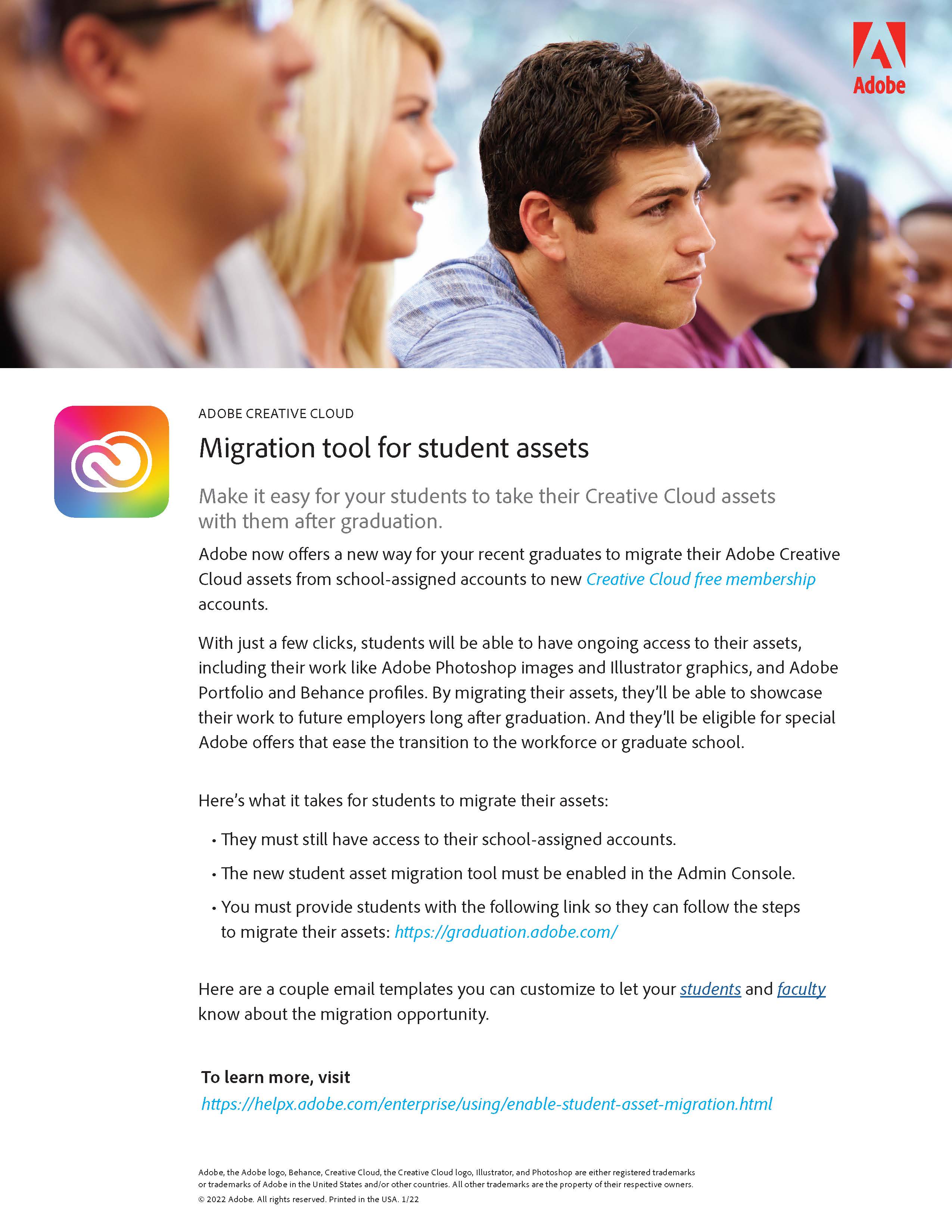 Migration tool datasheet